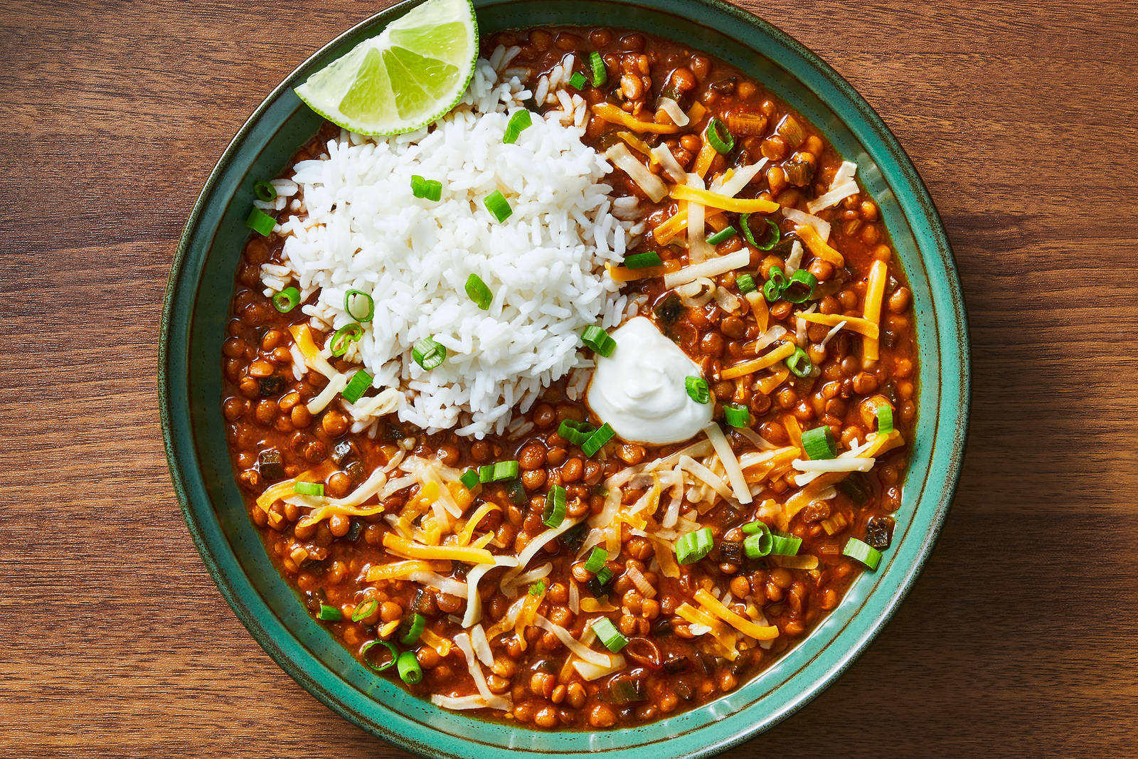 Guiso de lentejas con chorizo colorado
