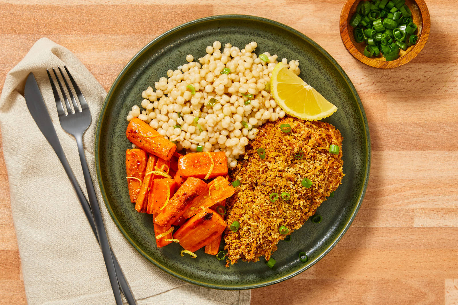 Milanesa de pollo a la provenzal